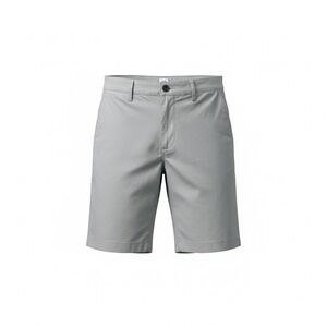 Gap Mens Khaki‎ Shorts Gray Stretch Cotton Twill Flat Front Sz 32 Preppy Casual